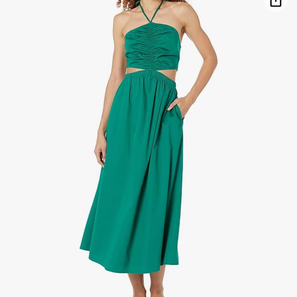 the drop green dress